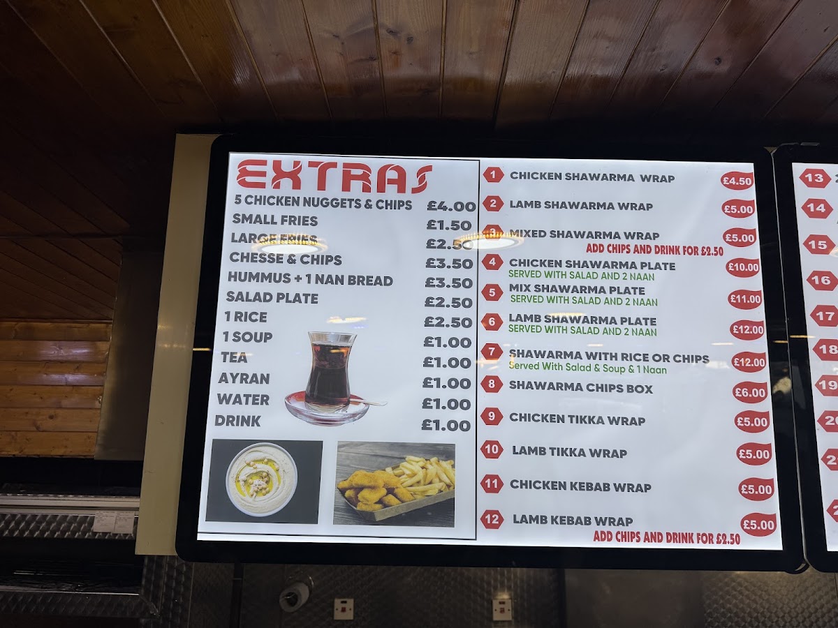 Menu Middle Eastern Shawarma-5